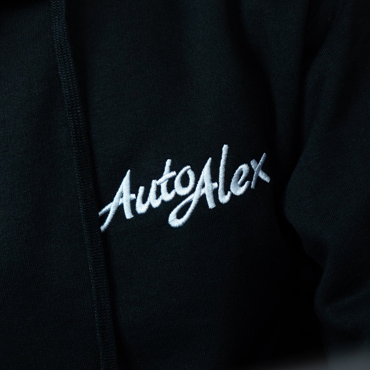 Hoodie | AutoAlex Embroidered - Black