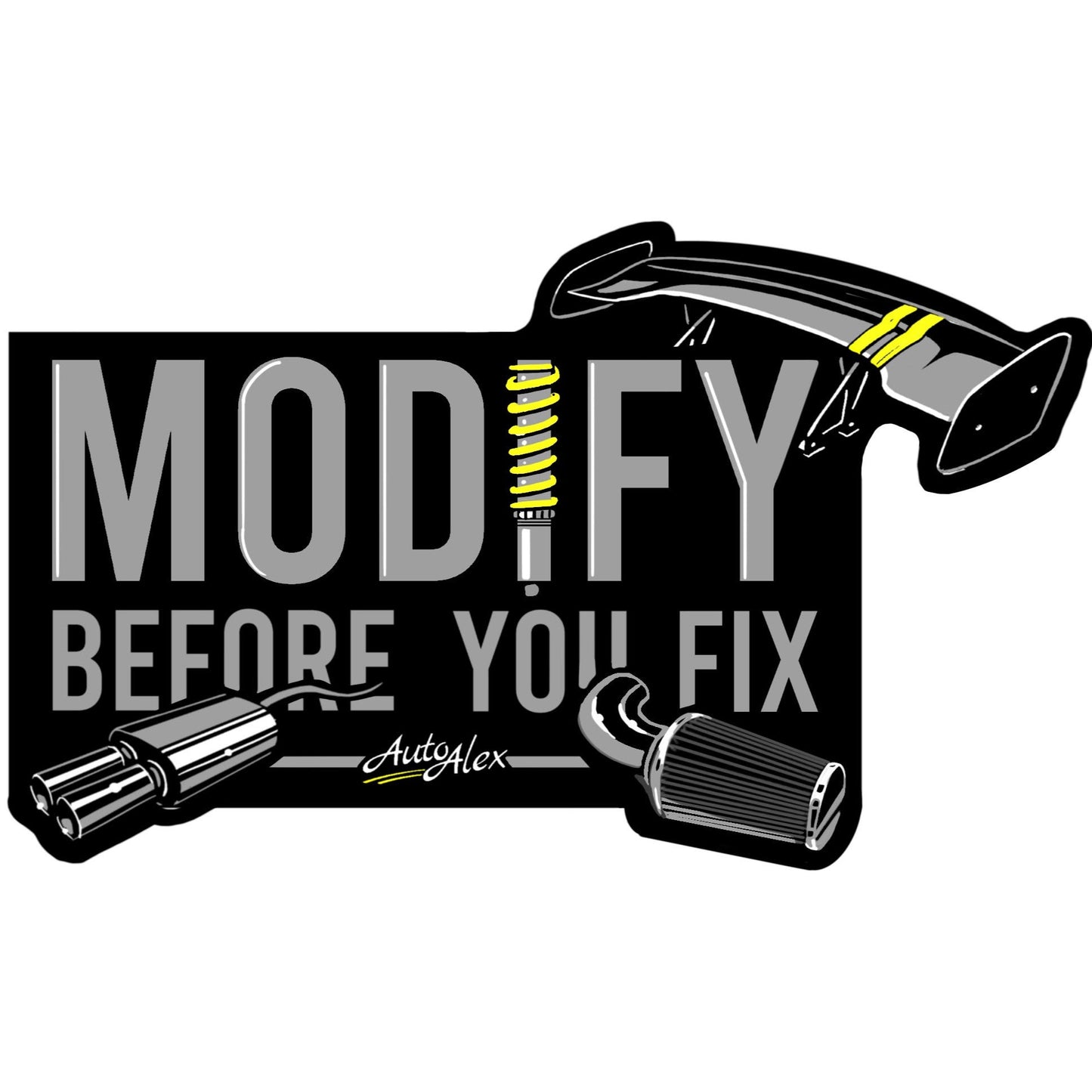 Sticker | Modify before you fix